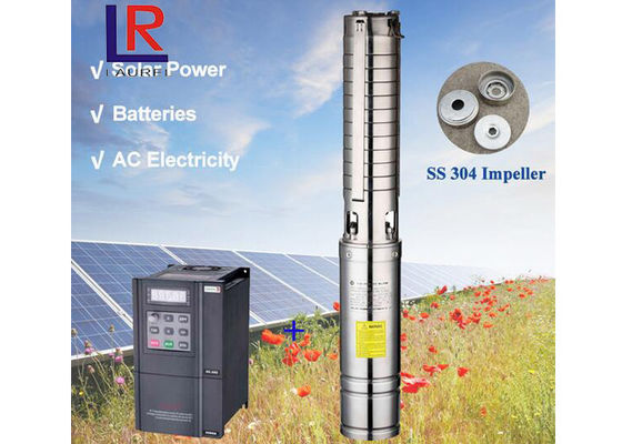 3 Inch 1.1kw Irrigation Water Pump 65m , High Pressure Solar Water Pump