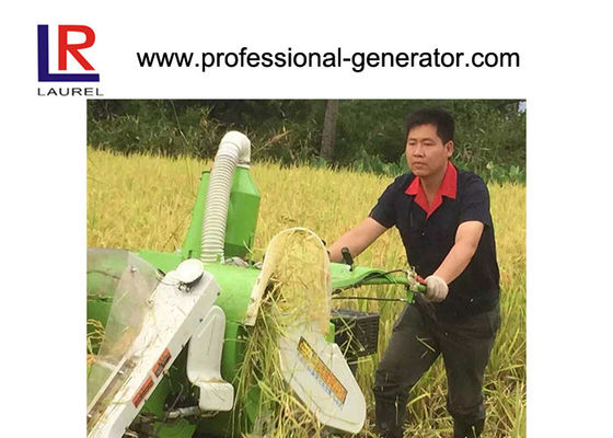 Recoil star 10HP Mini Combine Rice Harvester with 178F Diesel Engine